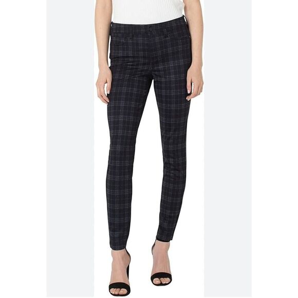 NWOT  Liverpool Women's Plaid Stretch Skinny Pants  Size 6/28 - Picture 1 of 10